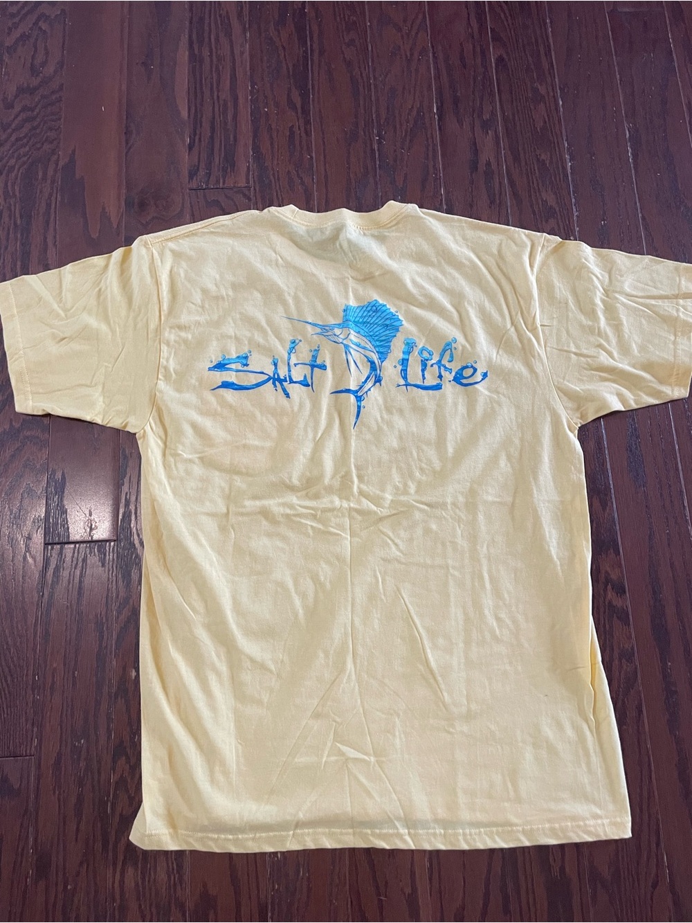 Salt Life Yellow Short-Sleeve Graphic Tee Men's Large